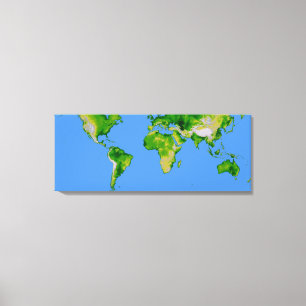 Die Welt Leinwanddruck