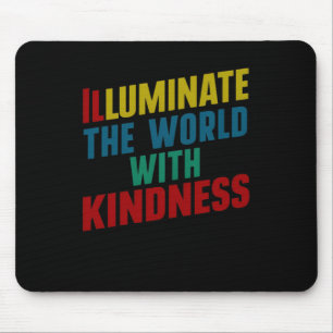 Die Welt mit Güte-Art-Aufkleber1 Mousepad