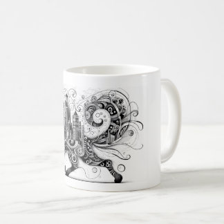 Die Welt mit Stil zu führen Kaffeetasse