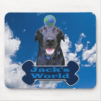 Die Welt Mousepad des Jacks