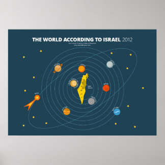 Die Welt nach Israel Poster