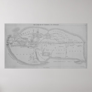 Die Welt nach Strabo Poster