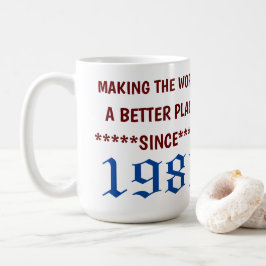 Die Welt seit der Tasse von 1981 zu einem besseren