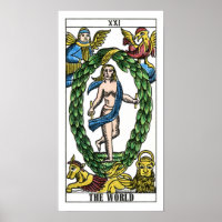 Die Welt-Tarot-Karte