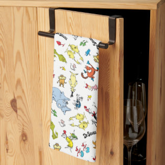 Die Welt von Dr. Seuss Pattern Geschirrtuch