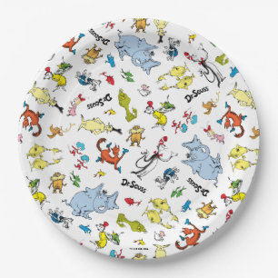 Die Welt von Dr. Seuss Pattern Pappteller