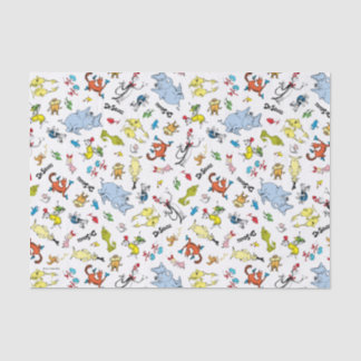 Die Welt von Dr. Seuss Pattern Seidenpapier