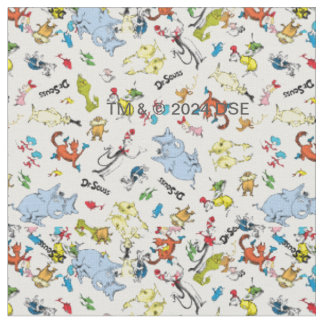 Die Welt von Dr. Seuss Pattern Stoff