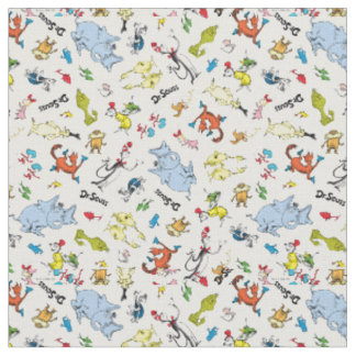 Die Welt von Dr. Seuss Pattern Stoff