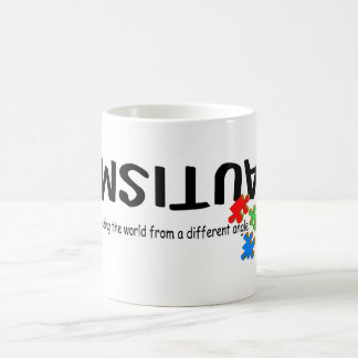 Die Welt von einem anderen Winkel (Stücke) sehen Kaffeetasse