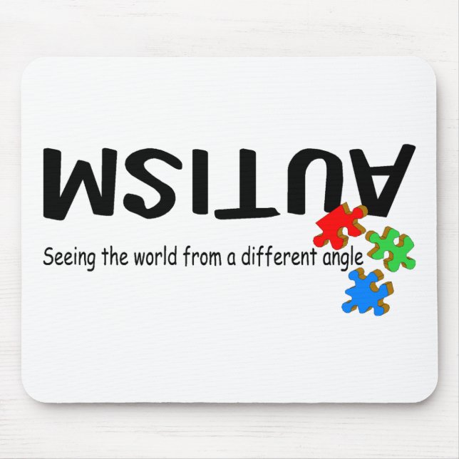 Die Welt von einem anderen Winkel (Stücke) sehen Mousepad (Vorne)