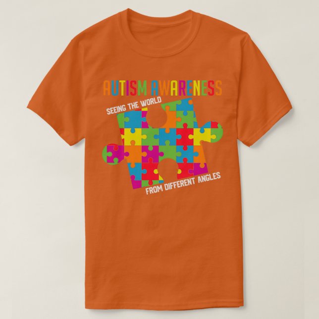 Die Welt vor dem Krieg der verschiedenen Autismus- T-Shirt (Design vorne)