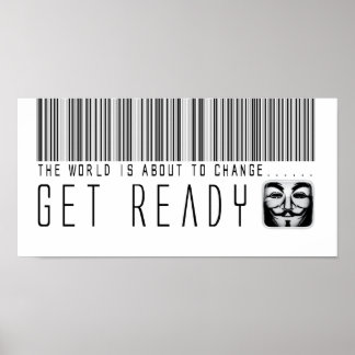 die Welt wird sich ändern... sich bereit machen. Poster
