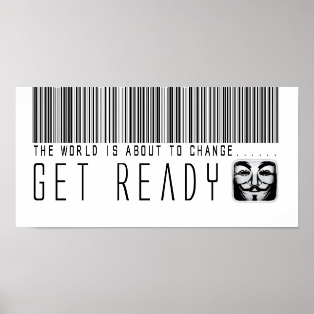 die Welt wird sich ändern... sich bereit machen. Poster (Vorne)