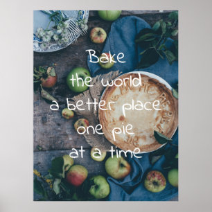 Die Welt zum besseren Ort machen Poster