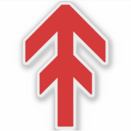 Die Weltbeherrschungsrunde (rot) Aufkleber