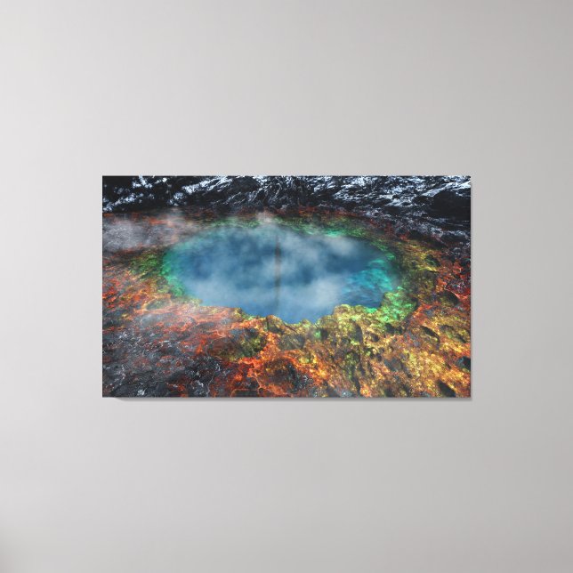 Die Weltbeobachtung Leinwanddruck (Vorderseite)