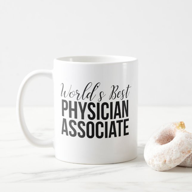 Die weltbeste Ärzteassoziierte Kaffee-Tasse Kaffeetasse (Mit Donut)