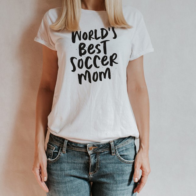 Die weltbeste Fußball-Mutter trendiger, stilvoller T-Shirt (Von Creator hochgeladen)