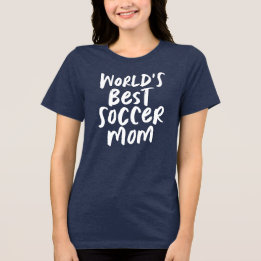 Die weltbeste Fußball-Mutter trendiger, stilvoller Tri-Blend Shirt