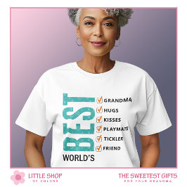 Die weltbeste Großmutter-Checkliste T-Shirt