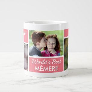 Die weltbeste Mémère-Foto Collage Riesenkaffee-Tas Jumbo-Tasse