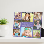 Die weltbeste Oma-Fotosammlung Fotoplatte<br><div class="desc">Geben Sie der weltbesten Oma die Gabe einer individuellen Collage-Plakette, die sie jahrelang schätzen wird. Man kann mit acht Fotos Enkel, Kindern, anderen Familienmitgliedern, Haustieren usw. personalisieren, den Ausdruck "Bestes Oma der Welt" personalisieren, und ob sie "Oma", "Nana", "Oma" usw. genannt wird, und ihre Enkel mit Namen versehen, alles in...</div>
