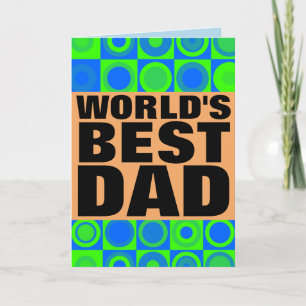 DIE WELTBESTE VATER-HAPPY BIRTHDAY CARD KARTE