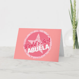 Die Welten bestes Abuela Karte