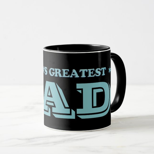 Die weltgrößte Vater-Kaffee-Tasse Tasse (VorderseiteRechts)