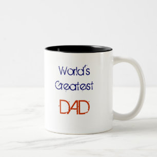 Die weltgrößte Vater-Kaffeekochen-Tasse Zweifarbige Tasse