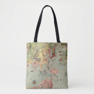 Die Weltkarte-auf einen Blick - Tasche