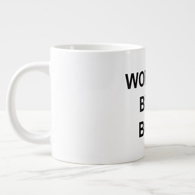 Die weltweit beste Boss-große Kaffee-Tasse des Bür Jumbo-Tasse (Links)