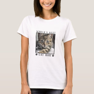 Die weltweit besten Katzenpaw-Mamas drucken Foto-R T-Shirt