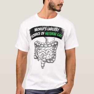 Die weltweit größte Quelle von Erdgas-Farting T-Shirt