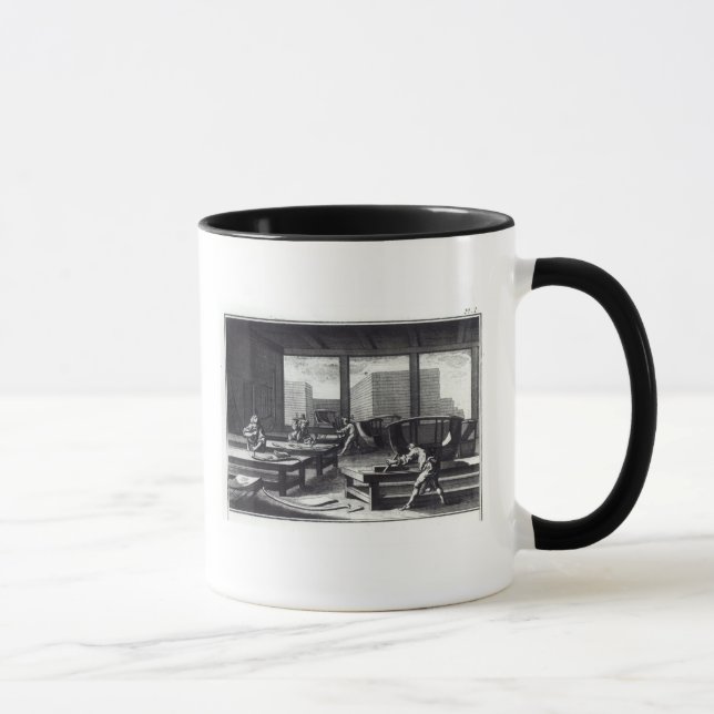 Die Werkstatt des Schreiners Tasse (Rechts)