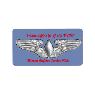 Die WESPE wings Aufkleber Adressaufkleber