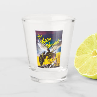 Die Wespfrau schoss Glas