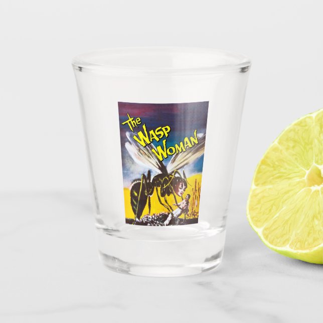 Die Wespfrau schoss Glas (Vorderseite)