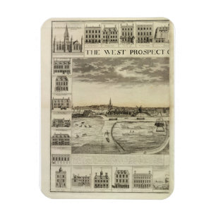 Die Westaussicht der Stadt von Great Yarmouth Magnet