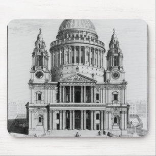 Die Westaussicht von St Paul Kathedrale Mousepad