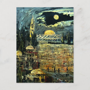 Die Western-Mauer in Jerusalem Postkarte