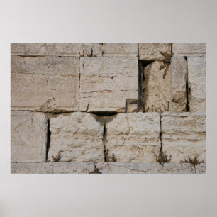Die Western-Mauer, Jerusalem Poster