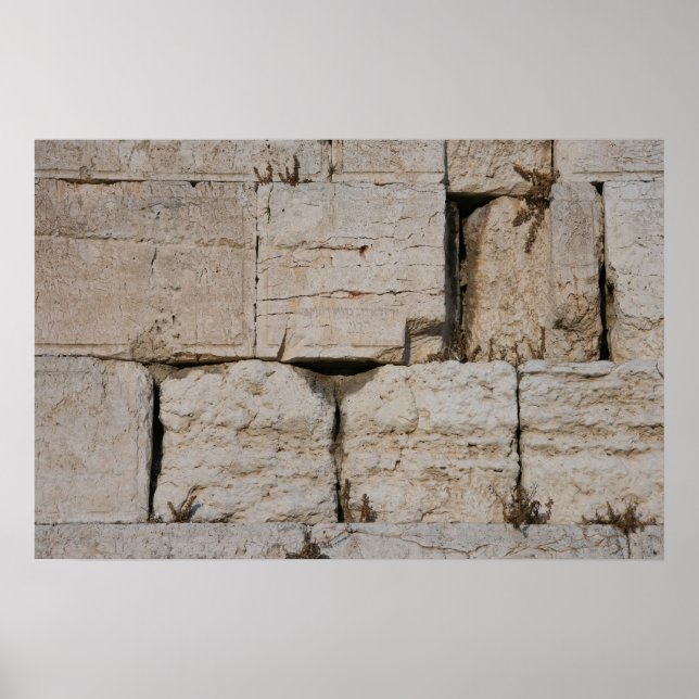 Die Western-Mauer, Jerusalem Poster (Vorne)