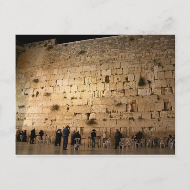 Die Western-Mauer (Kotel), Jerusalem Postkarte (Vorderseite)