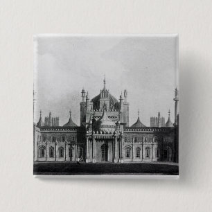 Die Westfront des Brighton-Pavillons Button