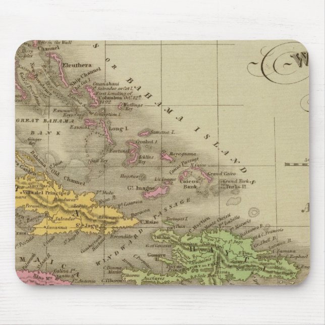 Die Westindien Mousepad (Vorne)