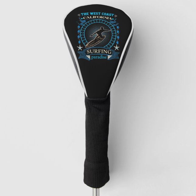 Die Westküste. California Paradise Golf Headcover (Vorderseite)