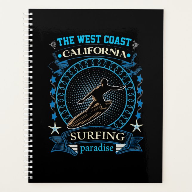 Die Westküste. California Paradise Planer (Vorderseite)