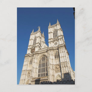 Die Westminster Abbey Kirche in London UK Postkarte